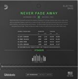 D'Addario XTB45105 Light Top/Medium Bottom / Long Scale Set Bas Gitar Teli 45-105