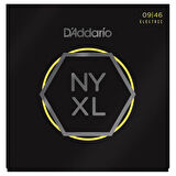 D'Addario NYXL0946 Nickel Wound, Super Light Top / Regular Bottom, 09-46 Takım Tel Elektro Gitar Teli 009