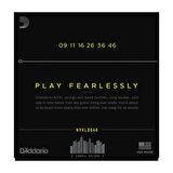 D'Addario NYXL0946 Nickel Wound, Super Light Top / Regular Bottom, 09-46 Takım Tel Elektro Gitar Teli 009