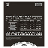 D'Addario ECB80 Chromes Bass, Light, 40-95, Long Scale Takım Tel Bas gitar teli 040-095
