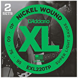 D'Addario EXL220TP Takım Tel Bas Gitar Teli 040-095 (2 Set)