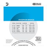 D'Addario EPBB170-5 ,Phosphor Bronze 5-String Acoustic Bass Strings 5 Telli Akustik Bas Gitar Teli 045
