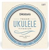 DAddario EJ87T Titanium Tenor Ukulele Strings Takım Tel Tenor Ukulele Teli