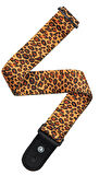 Planet Waves Sublimation Printed Polypropylene Guitar Straps 50H08 - Leopard Gitar Askısı