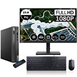 Lenovo Thinkcentre Neo 50Q Gen 4 Intel Core I5-13420H 32GB 512GB SSD Windows 11 Pro 23.8" Masaüstü Bilgisayar 12LN0048TRMP04 + Zetta Flash Bellek
