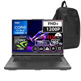 Asus Rog Strix G16 G614JZ-N3038-W Intel Core I7 13650HX 16GB Ram 2TB SSD 12GB RTX4080 16" Fhd+ 165Hz Freedos Taşınabilir Bilgisayar N3038-02 + Zetta Çanta