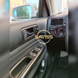 Volkswagen Bora uyumlu, Parlak Siyah Full Set Torpido Konsol Maun Kaplama (Pianoblack)