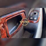Peugeot 306 Gül desenli Maun Full Set,Torpido Maun Kaplama, Konsol Kaplama (Gül desenli Maun)