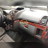 Mercedes Vito uyumlu Gül desenli Maun Full Set,Torpido Konsol Kaplama , Maun Kaplama (Gül desenli)