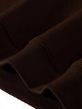 Kadın Oversize Bisiklet Yaka Basic Düz Sweatshirt