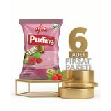 Afia Çilekli Puding 6x125 Gr