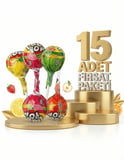 Afia Lolipop Meyve Aromalı Sert Şeker 15x10 Gr