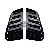 Vw Golf 4 1997-2003 Uyumlu Kelebek Cam Izgarası Kelebek Cam Vizörü Havalandırma Sağ Sol Takım Parlak Siyah