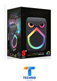 Bluetooth Özellikli Ses Bombası 8 Inch Rgb Işıklı Speaker (KLN-140)