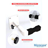 Microcase Sarjlı Süpürgeler için Duvara Askı Aparatı Standı - GRİ AL4980