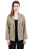 ALEXANDERGARDI EKOSE DESENLI REGULAR FIT CEKET, BEJ (19BYN364 00)