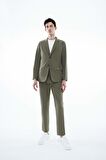 DeFacto Regular Fit Ceket Yaka Düğmeli Astarlı Basic Düz Blazer Ceket B7179AX24SPKH438