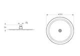 Artema Lite LC A4567423 Duş Başlığı, 300 mm, Altın