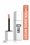 Flormar Shine Kiss Me More Uzun Süre Kalıcı & Parlak Bitişli Likit Ruj - 002 Marmalade