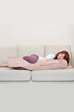 XPERMATE Sarılma Yastığı , Uyku Yastığı , Bacak Arası Yastığı Silindir 150x20 cm Pembe