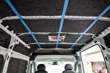 19mm -100x100cm Kendinden Yapışkan Kauçuk Oto Karavan-panelvan Isı Ve Ses Yalıtım Tekne Konteyner