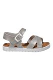 Gümüş Unisex Çocuk Sandalet
