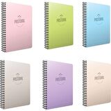 Gıpta Pastoral A4 Plastik Kapak Spiralli 96 Yaprak 3 Kareli + 72 Yaprak 2 Çizgili Defter