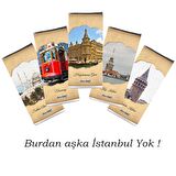 Burdan Başka İstanbul Yok 100 gr. Sütlü Tablet çikolata
