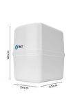 Mil Su Arıtma Cihazı 13 Aşamalı Multimineral Ve Detoks Filtreli 8 Lt Çelik Tanklı Aquaflo Membranlı (DNP13-M-A)
