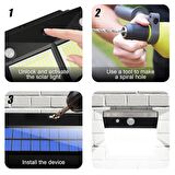 SİLVER TOSS ST-2013 SOLAR GÜNEŞ ENERJİ AYDINLATMA LAMBASI SENSÖRLÜ 136 LED