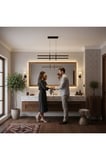 Halo Bronz 4000K Lineer LED Sarkıt Avize – Kumandalı Dim Edilebilir – Yukarı & Aşağı Işık
