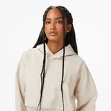UNITED4 Kadın Gri Kapüşonlu Sweatshirt