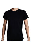 GTA T-shirt %100 Pamuklu Siyah Penye Basic Erkek Tişört