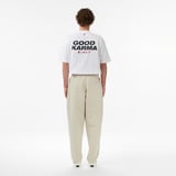 UNITED4 Oversize Fit Erkek Krem Eşofman Altı