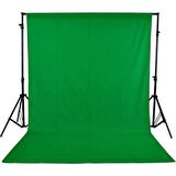 Gdx Seyyar Yeşil Fon Perde (Katlanabilir Kumaş) 3x6 Metre