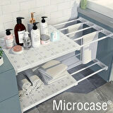 Microcase Uzunluk Ayarlamalı Dolap içi Raf 35X30-45 Cm 3 Adet AL5350