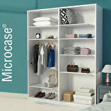 Microcase Uzunluk Ayarlamalı Dolap içi Raf 35X30-45 Cm 3 Adet AL5350
