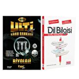 Bes TYT Ulti Biyoloji Soru Bankası ve AKM Dil Bilgisi Soru Bankası Seti 2 Kitap