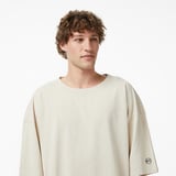 UNITED4 Oversize Fit Erkek Krem T-Shirt
