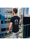 Ninja T-shirt %100 Pamuklu Siyah Penye Basic Erkek Tişört