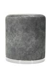 Zem Nora Puf Gri Silver ZN139-2
