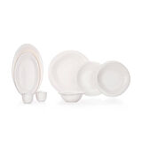 Schafer Superfine Bone Elixir Yemek Takımı 56 Parça-Platin
