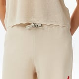 UNITED4 Regular Fit Kadın Krem Şort