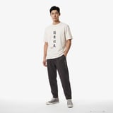 UNITED4 Regular Fit Erkek Krem T-Shirt