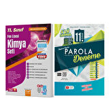 Çap Yayınları 11.Sınıf Fen Lisesi Kimya Seti ve Evrensel 4 lü Sarmal Deneme Seti 2 Kitap