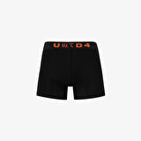 UNITED4 Classic 3lü Erkek Siyah Boxer
