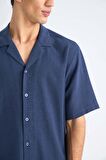 DeFacto Relax Fit Polo Yaka Pamuklu Yazlık Kısa Kollu Gömlek D8875AX25SMNV256
