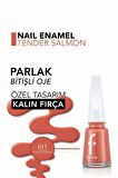 Flormar Klasik Parlak Bitişli Yüksek Pigmentli Oje -nail Enamel- 011 Tender Salmon New- 8682536035699