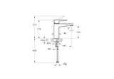 Artema Root Square A42731 Yüksek Lavabo Bataryası, Krom