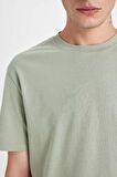 DeFacto New Regular Fit Bisiklet Yaka Basic Düz %100 Pamuk Kısa Kollu Tişört V7699AZ24AUGN1247